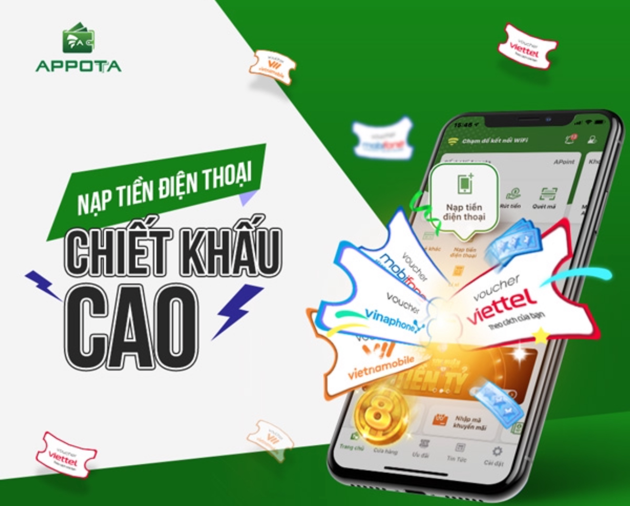 Nạp tiền điện thoại